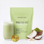 NAUJIENA! Augaliniai baltymai VEGAN PROTEIN, matcha skonio