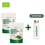 2x Žaliasis supermaisto mišinys DETOX + Gertuvė DOVANŲ!