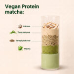 NAUJIENA! Augaliniai baltymai VEGAN PROTEIN, matcha skonio - Image 2