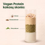 VEGAN PROTEIN bananų skonio + VEGAN PROTEIN kokosų skonio - Image 7