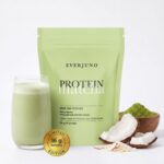 NAUJIENA! Augaliniai baltymai VEGAN PROTEIN, matcha skonio