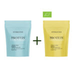 VEGAN PROTEIN bananų skonio + VEGAN PROTEIN kokosų skonio