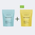VEGAN PROTEIN bananų skonio + VEGAN PROTEIN kokosų skonio