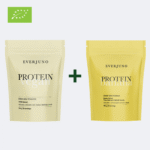 VEGAN PROTEIN vanilės skonio + VEGAN PROTEIN bananų skonio