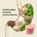 Žaliasis supermaisto mišinys DETOX + APETITO KONTROLĖ, braškių skonio - Image 8
